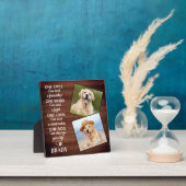 犬の愛人素朴引用文Keepsake Pet Dog Photo フォトプラーク (インサイチュ)