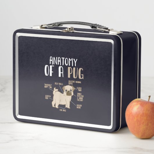犬の愛犬の犬の愛犬の解剖学 メタルランチボックス (インサイチュ)