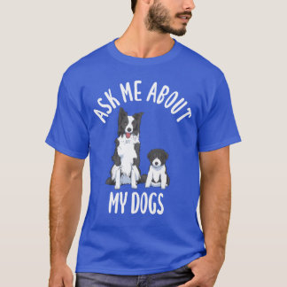 犬の愛犬ママ犬の恋人の家おもしろい族 Tシャツ