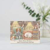 犬の愛犬国際的の日 ポストカード (スタンド正面)