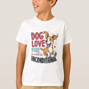 犬の愛純粋な無限の無条件 Tシャツ