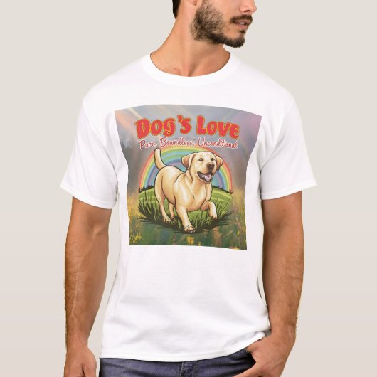 犬の愛純粋な無限の無条件 Tシャツ (正面)