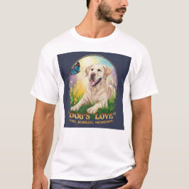 犬の愛純粋な無限の無条件 Tシャツ