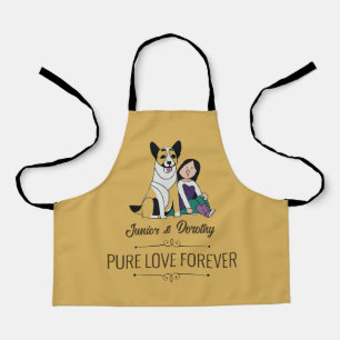 犬の愛 エプロン
