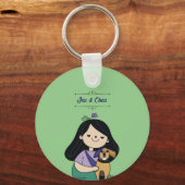 犬の愛 キーホルダー (裏面)