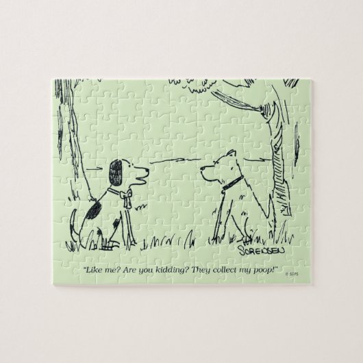 犬の愛 ジグソーパズル (横)