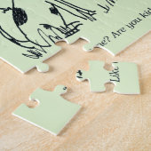 犬の愛 ジグソーパズル (側面)