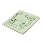 犬の愛 タイル (側面)