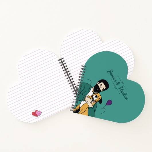 犬の愛 ノートブック (内部)