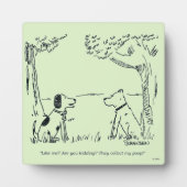 犬の愛 フォトプラーク (正面)