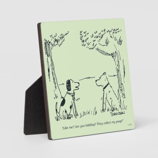 犬の愛 フォトプラーク (正面)