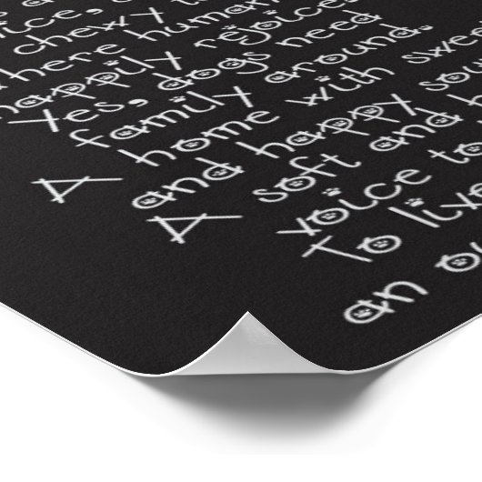 犬の愛 ポスター (角)