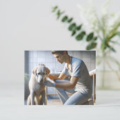 犬の愛 ポストカード (スタンド正面)