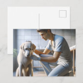 犬の愛 ポストカード (正面/裏面)