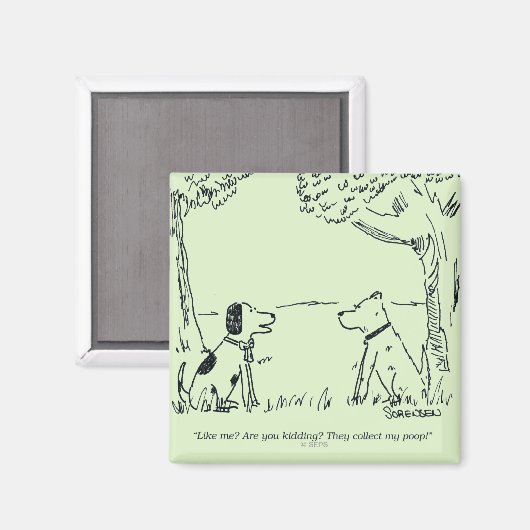 犬の愛 マグネット (正面/裏面)