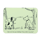 犬の愛 マグネット (横)