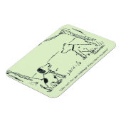 犬の愛 マグネット (左側)