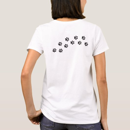 犬の愛 Tシャツ (裏面)