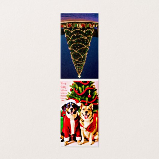 犬の感動的短メリーいメッセージ (外部フラット)