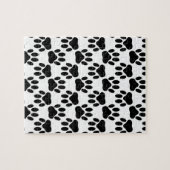 犬の手のプリントを上下に ジグソーパズル (横)