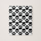 犬の手のプリントを上下に ジグソーパズル (縦)