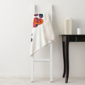 犬の手のプリント – 水中のインク シェルパブランケット (インサイチュ)