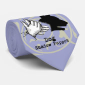 犬の手の操り人形シャドウゲームヴィンテージ ネクタイ (ロール)