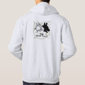 犬の手の操り人形シャドウゲームヴィンテージ パーカ (裏面)