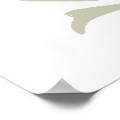 犬の手の操り人形シャドウゲームヴィンテージ ポスター (角)