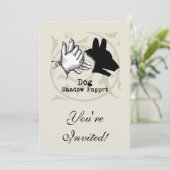 犬の手の操り人形シャドウゲームヴィンテージ 招待状 (スタンド正面)