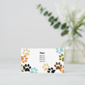 犬の手は名刺を印刷 名刺 (スタンド正面)