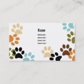 犬の手は名刺を印刷 名刺 (正面)