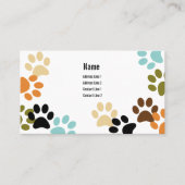 犬の手は名刺を印刷 名刺 (正面)