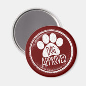 犬の承認された磁石 マグネット (正面/裏面)