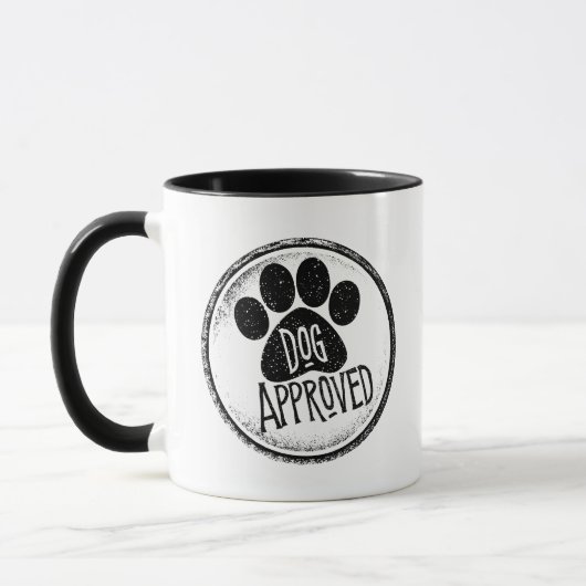 犬の承認マグカップ マグカップ (左)