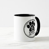 犬の承認マグカップ マグカップ (正面右)