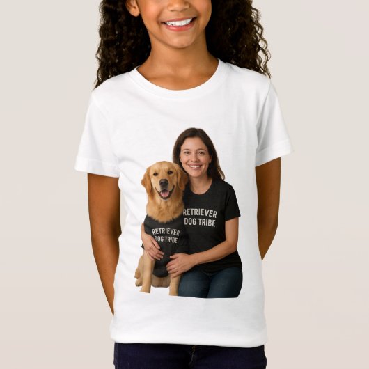 犬の抱擁 Tシャツ (正面)