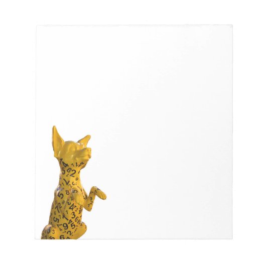 犬の指 ノートパッド (正面)