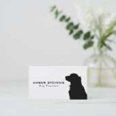 犬の接写 | 犬訓練 名刺 (スタンド正面)