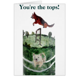 犬の敏捷の絵画