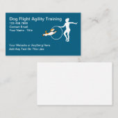 犬の敏捷性トレーニングサービス 名刺 (正面/裏面)