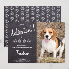 犬の救出の子犬の新しいペットを採用 案内状