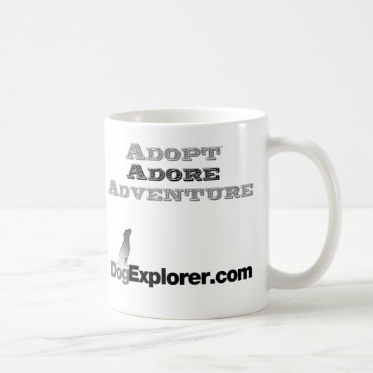 犬の救助のコーヒー・マグ- DogExplorer コーヒーマグカップ (右)