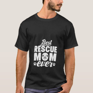 犬の救助動物の福祉私は犬を愛する Tシャツ