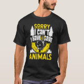 犬の救助及び動物管理官 Tシャツ (正面)