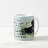 犬の救助資金集めコーヒーマグカップ コーヒーマグカップ (正面右)