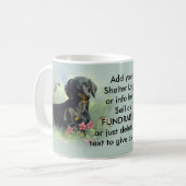犬の救助資金集めコーヒーマグカップ コーヒーマグカップ (正面左)