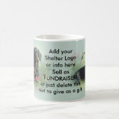 犬の救助資金集めコーヒーマグカップ コーヒーマグカップ (中央)