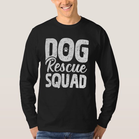 犬の救助隊救の犬の養子縁組 Tシャツ (正面)