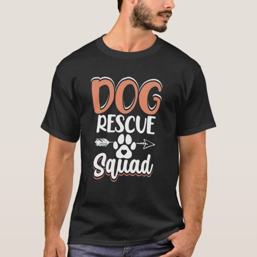 犬の救助隊 Tシャツ (正面)